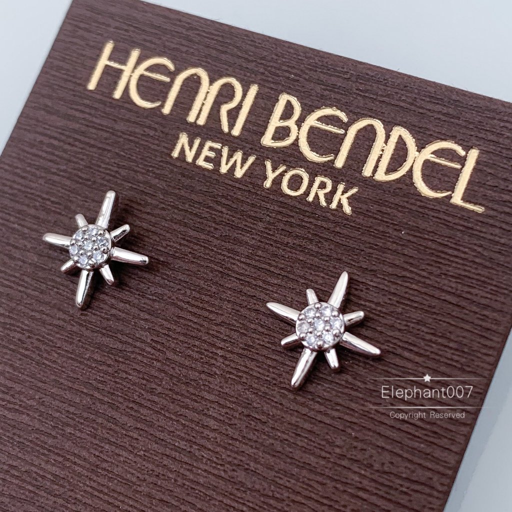 Henri Bendel Earrings Silver Star Earrings 52$
